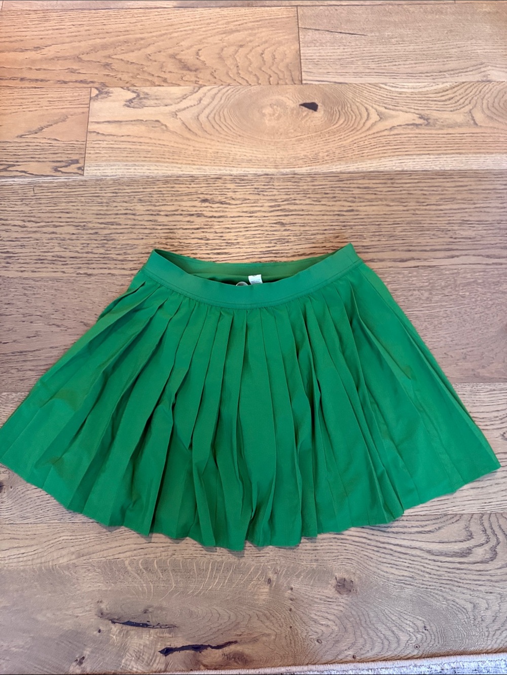 lululemon athletica Emerald Green Pleated Skater Skirt